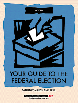 front cover of the elector leaflet