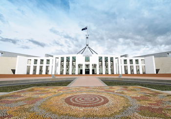 Photograph of Parliament House, Canberra