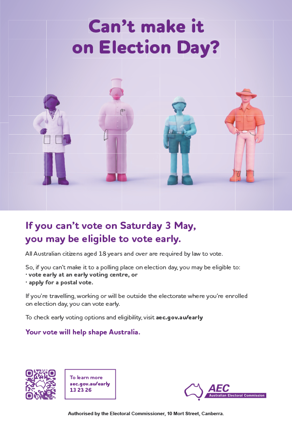 Enrol to vote flyer