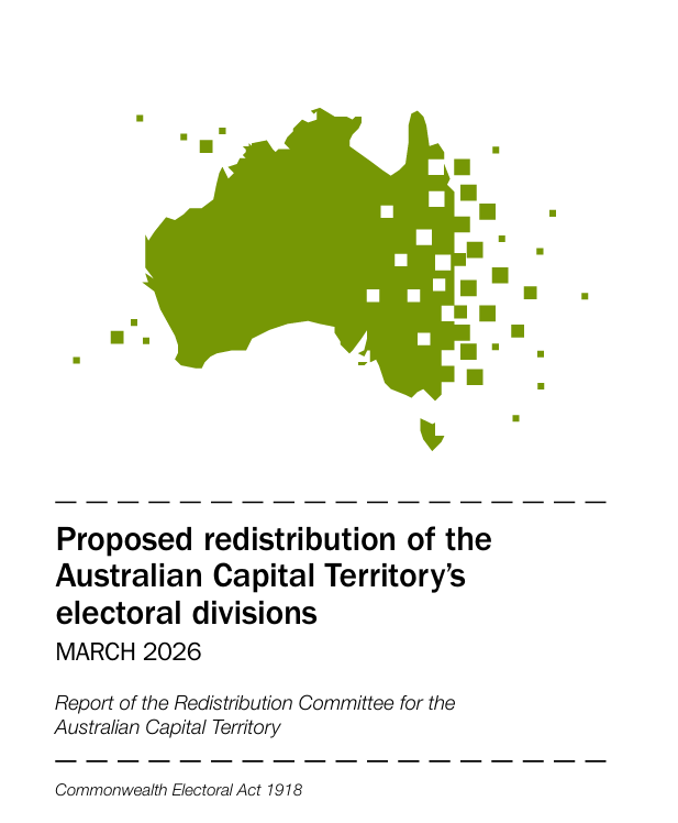 ACT proposed redistribution report thumbnail