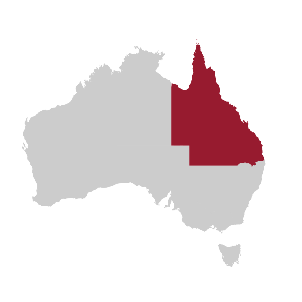 Queensland redistribution map